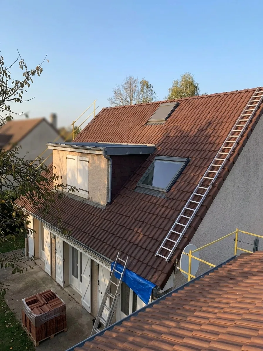 Démoussage de toiture à Savigny-le-Temple