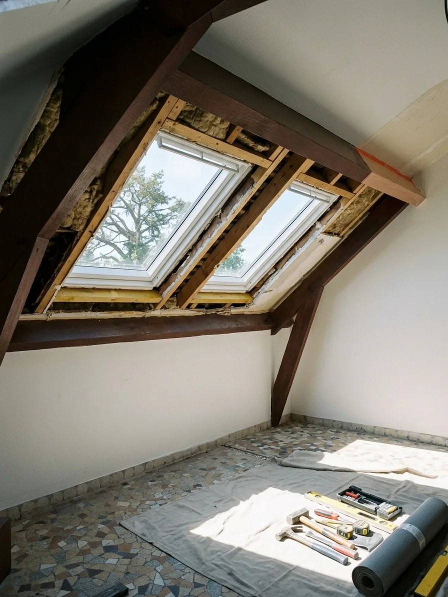 Installation de fenêtres de toit à Savigny-le-Temple